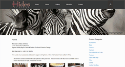 Desktop Screenshot of hidesofafrica.com