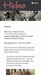 Mobile Screenshot of hidesofafrica.com